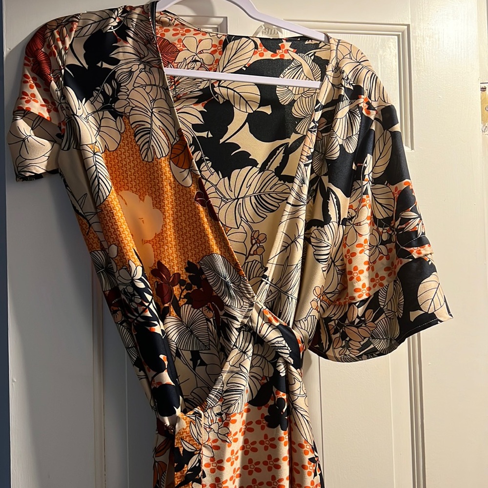 Glam wrap dress